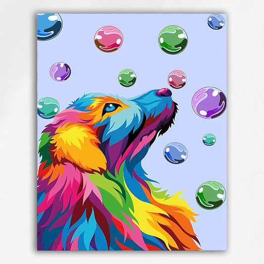 Colorful animals paint by numbes #12