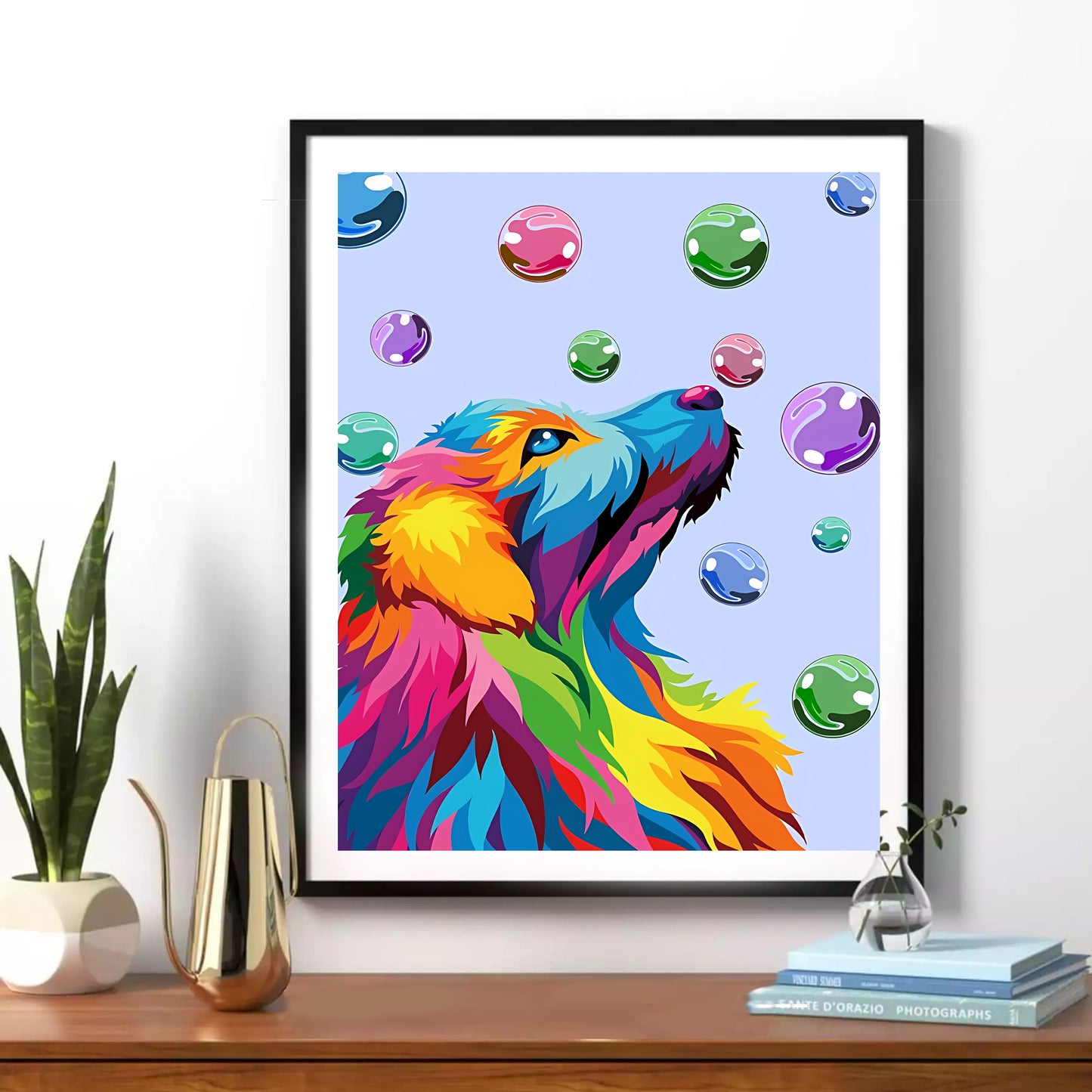 Colorful animals paint by numbes #12