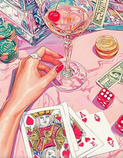 Pink Poker by Maikoo™Paint by Number 50