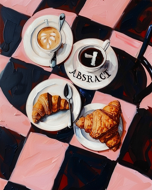 Croissant Sunday Paint by Numbers