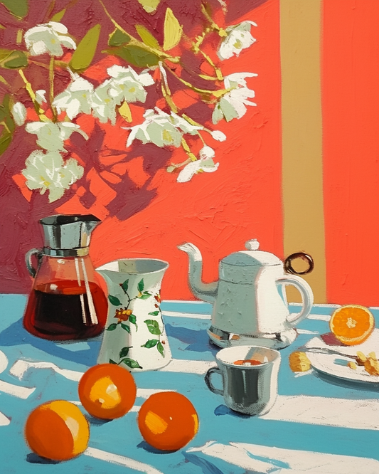 Cozy Afternoon Tea Paint by Numbers