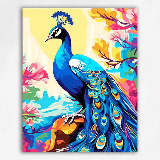 Colorful animals paint by numbes #15