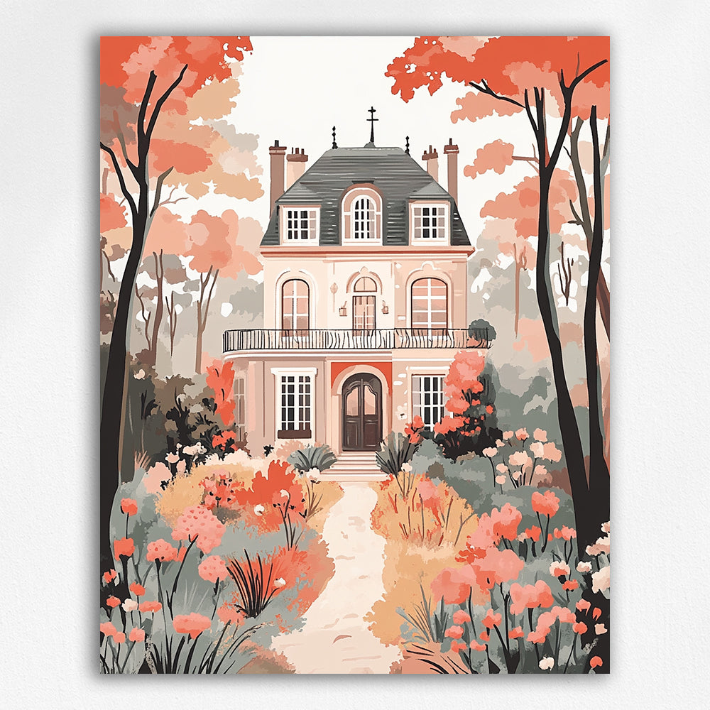 "Blossom Manor" Paint by Numbers #1