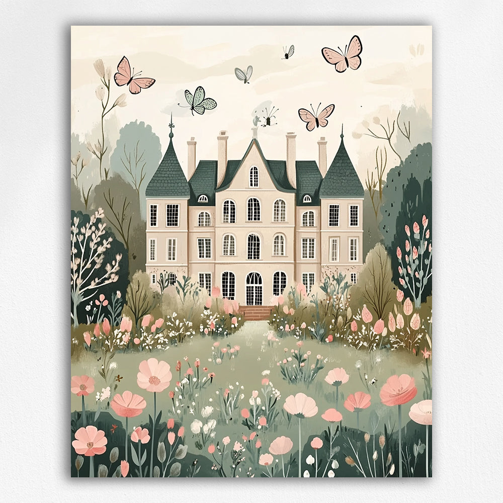 "Blossom Manor" Paint by Numbers #6