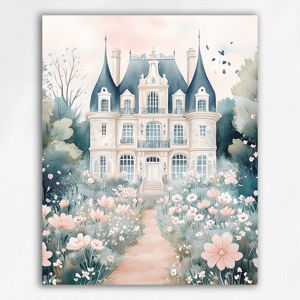 "Blossom Manor" Paint by Numbers #9