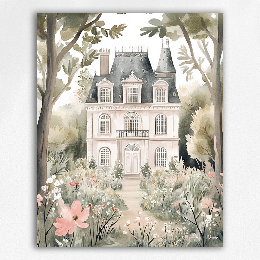 "Blossom Manor" Paint by Numbers #10