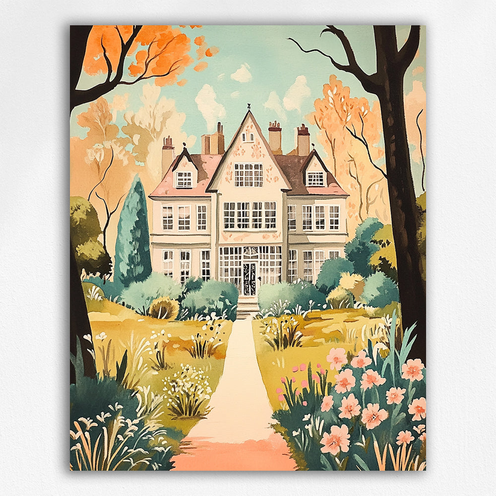 "Blossom Manor" Paint by Numbers #11