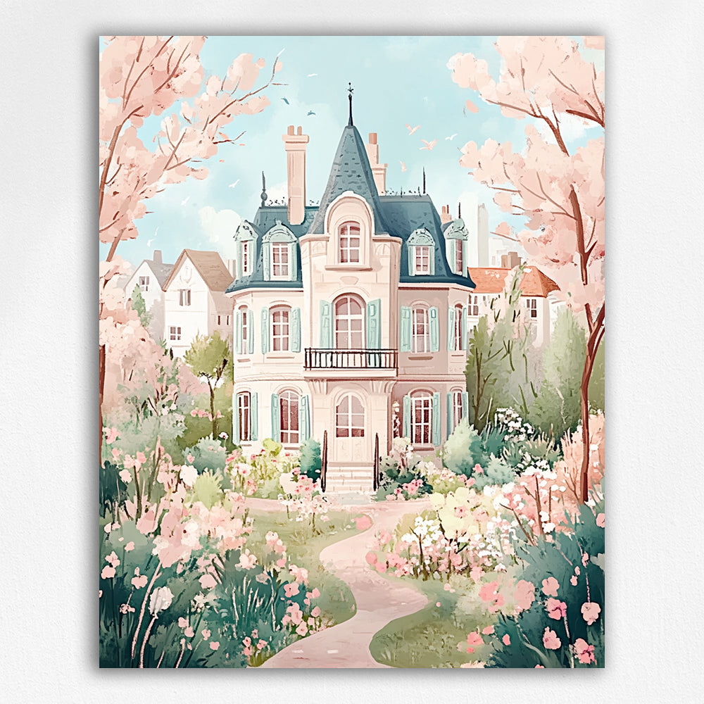 "Blossom Manor" Paint by Numbers #12