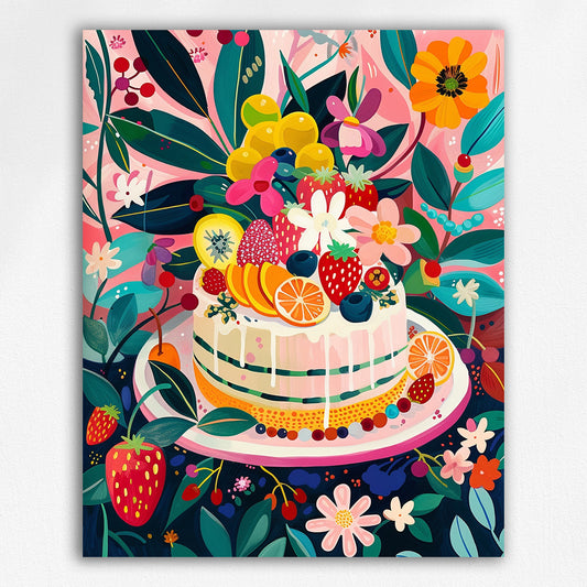 "Colorful Cake" Original Series by Maikoo™Paint by Numbers #5