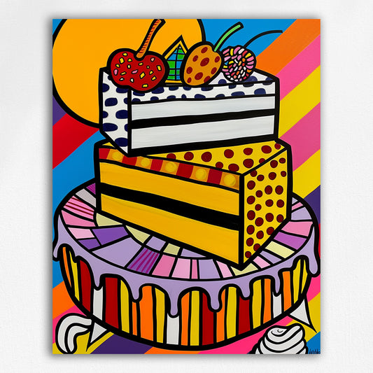 "Colorful Cake" Original Series by Maikoo™Paint by Numbers #6