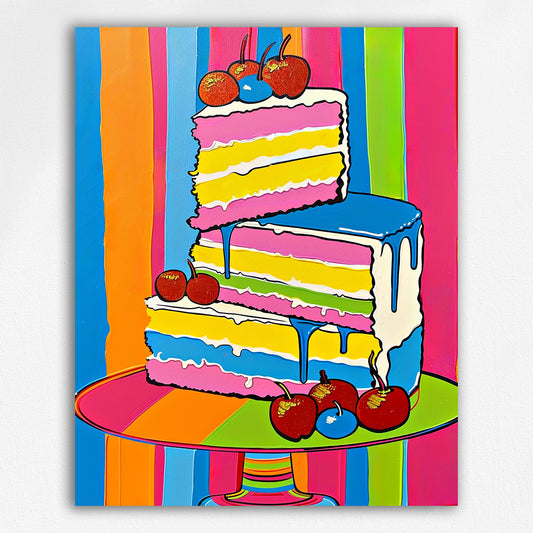 "Colorful Cake" Original Series by Maikoo™Paint by Numbers #4