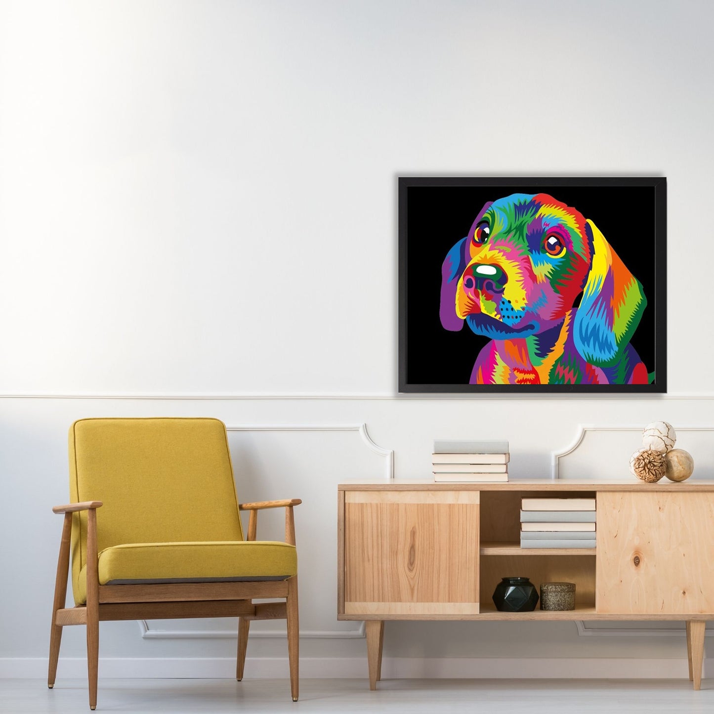 Colorful animals paint by numbes #6