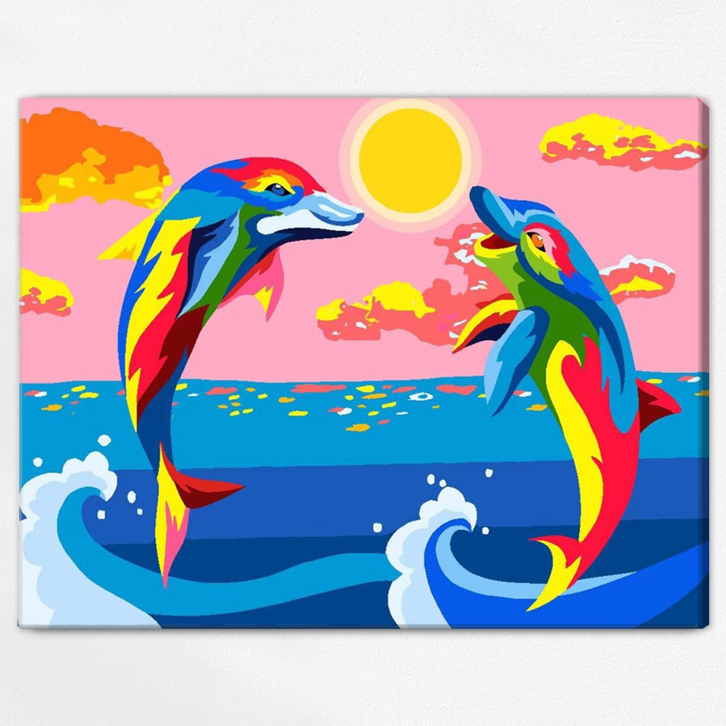 Colorful animals paint by numbes #7