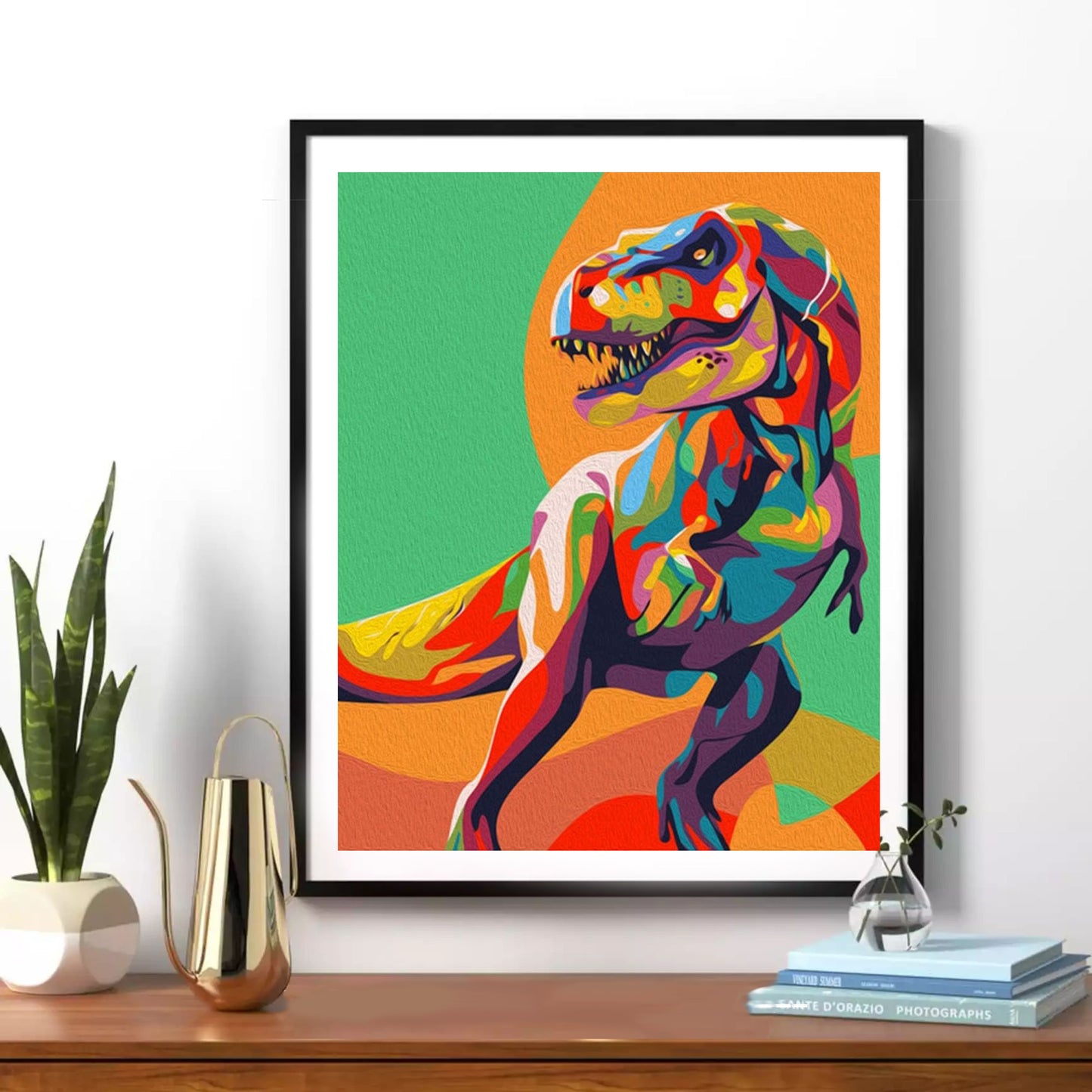 Colorful animals paint by numbes #1