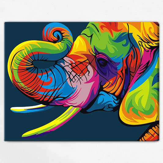 Colorful animals paint by numbes #9