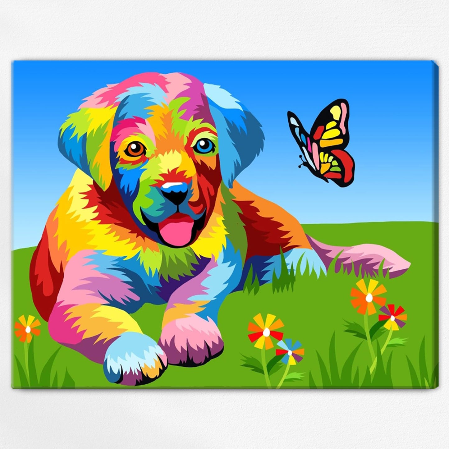 Colorful animals paint by numbes #10