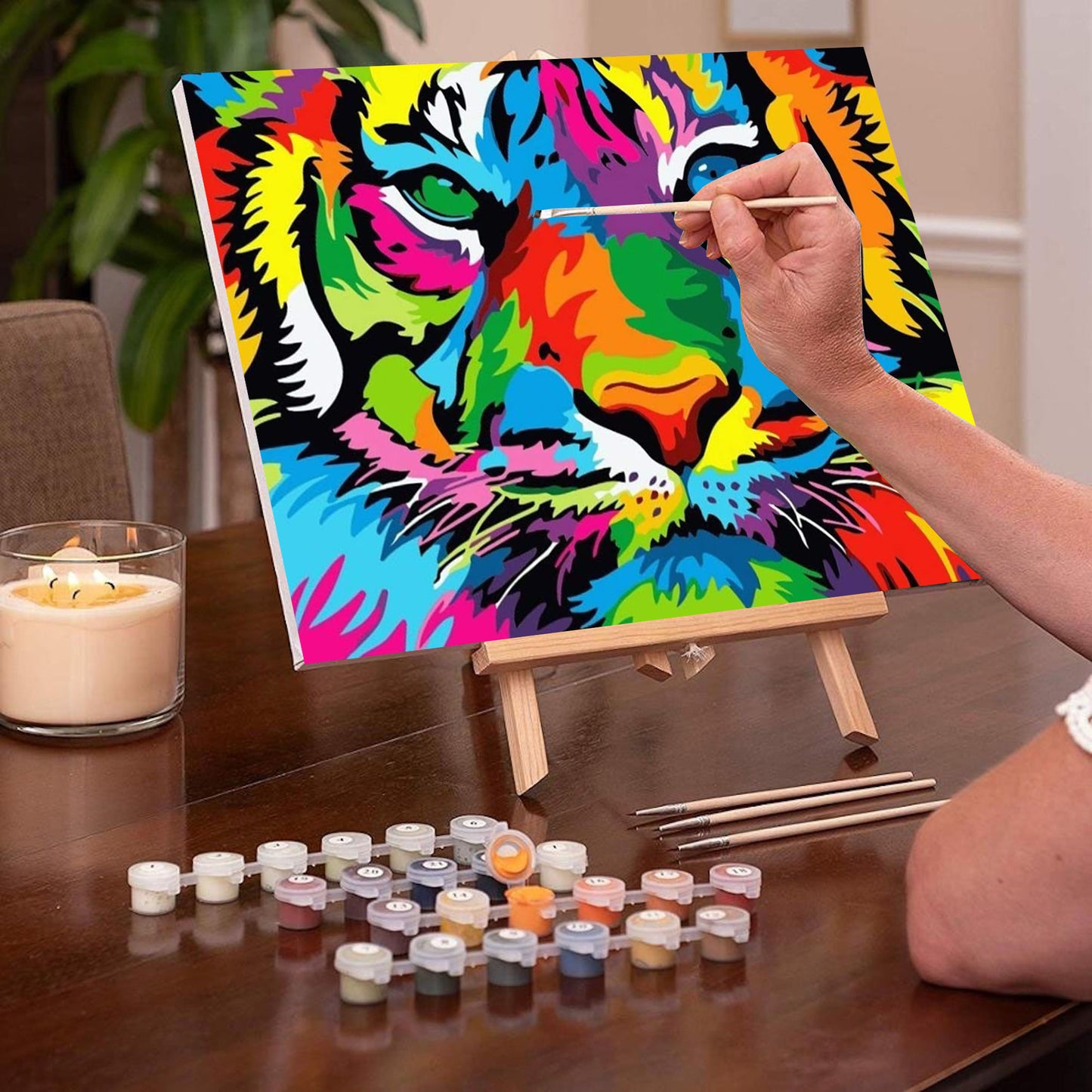 Colorful animals paint by numbes #11