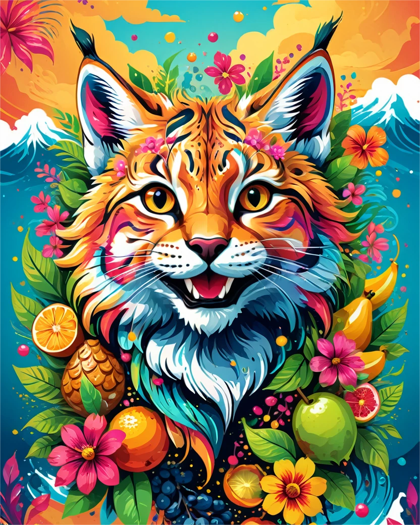 Colorful animals paint by numbes #19