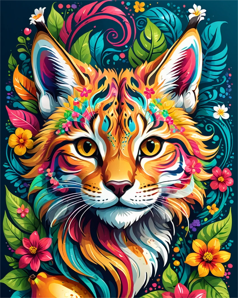 Colorful animals paint by numbes #20