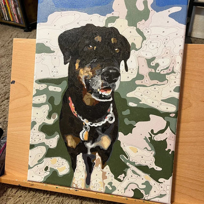 Paint by Number Kit - Custom Your Pet Photo