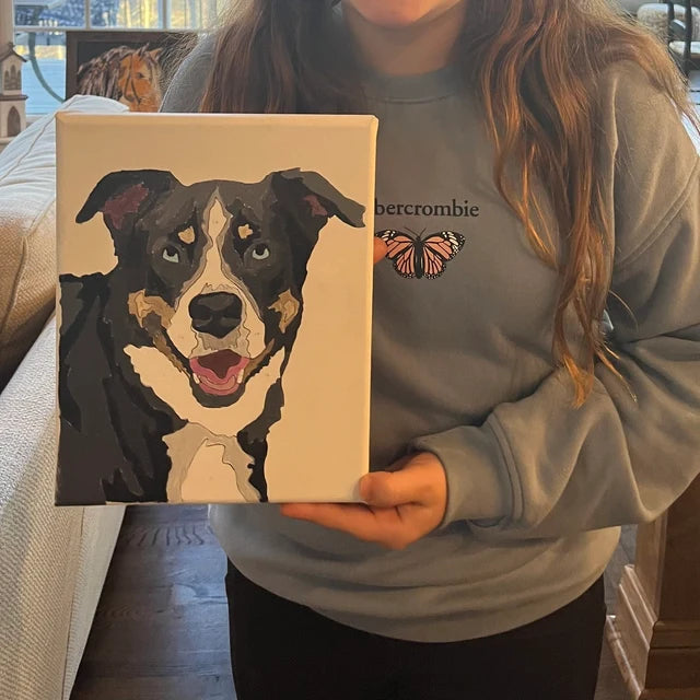 Paint by Number Kit - Custom Your Pet Photo