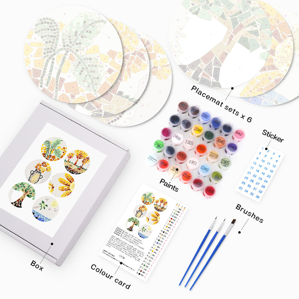 Paint by Numbers Placemats #7