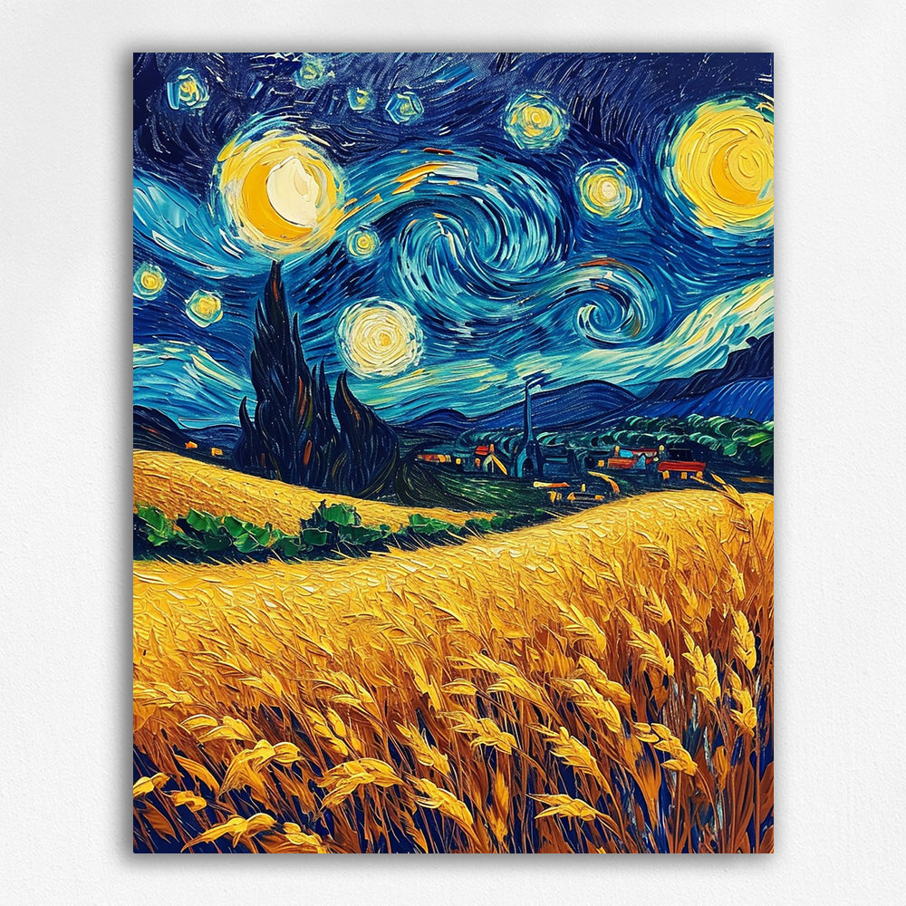 Malen nach Zahlen im Van Gogh-Stil Nr. 7 