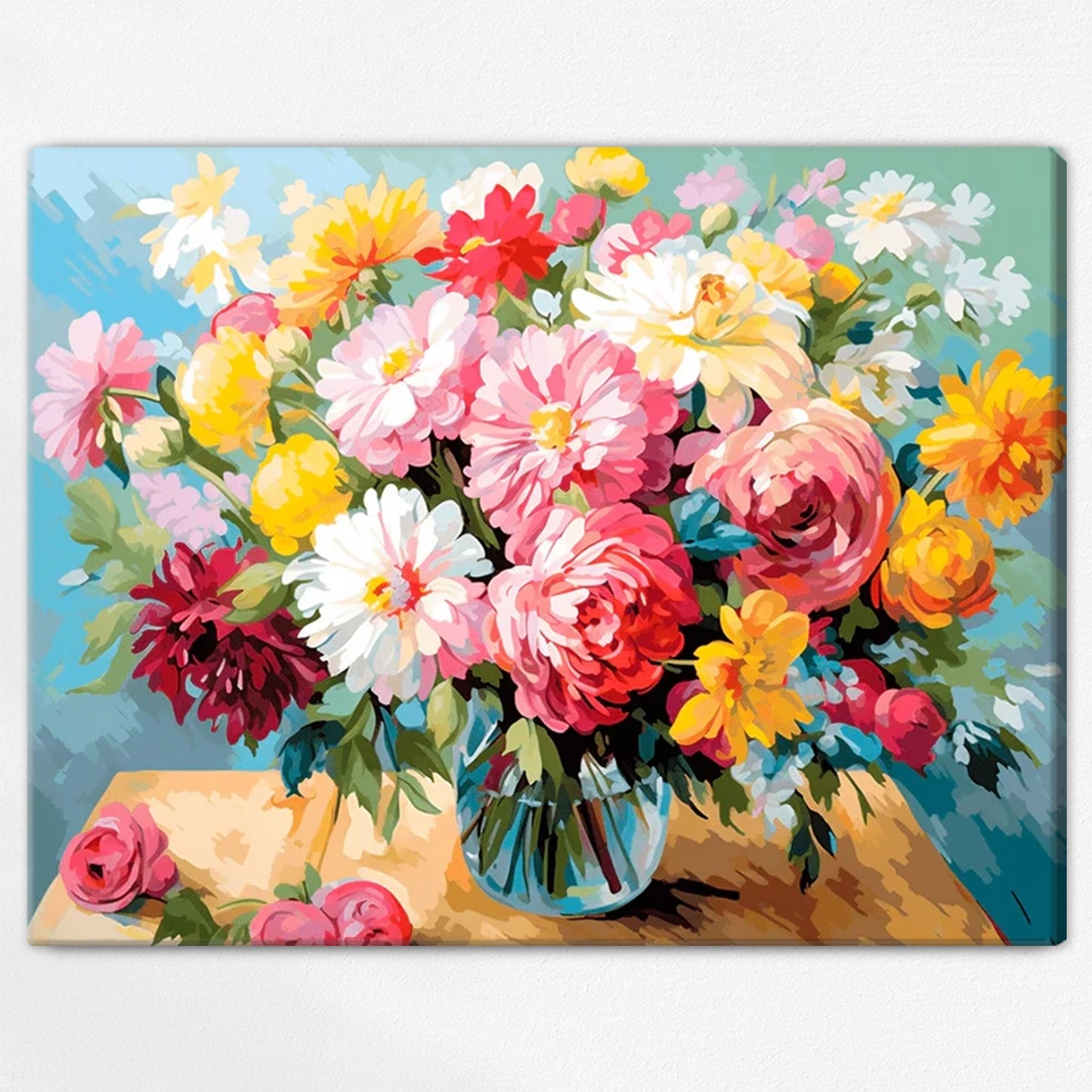 Colorful flowers by Maikoo™Paint by Numbers #35