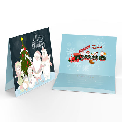 Paint by Numbers Christmas Card