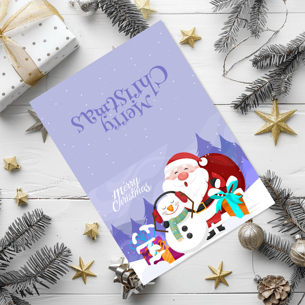 Paint by Numbers Christmas Card