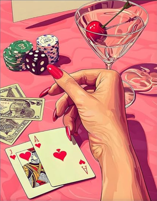 Pink Poker by Maikoo™Paint by Number 51