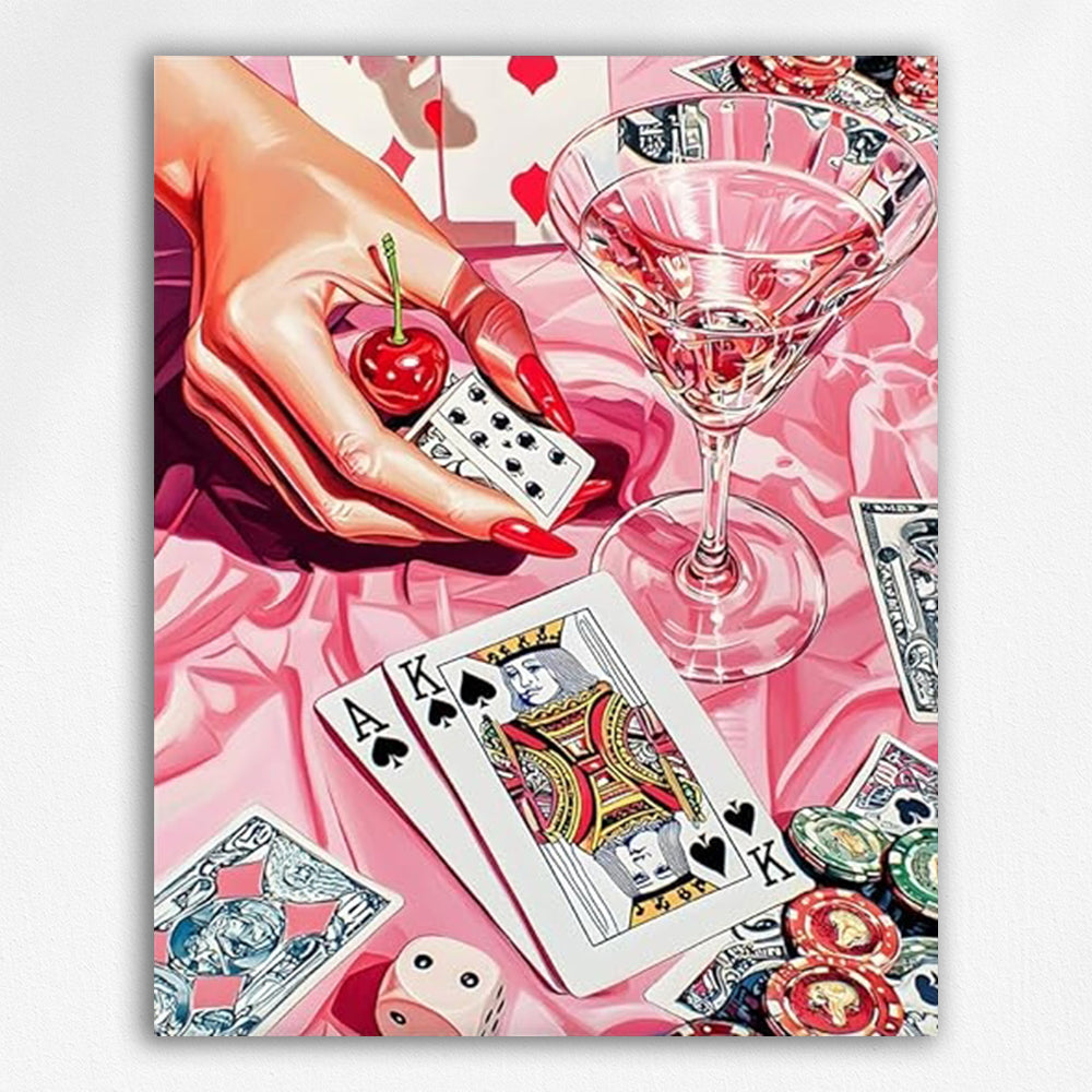 Pink Poker by Maikoo™Paint by Number 47