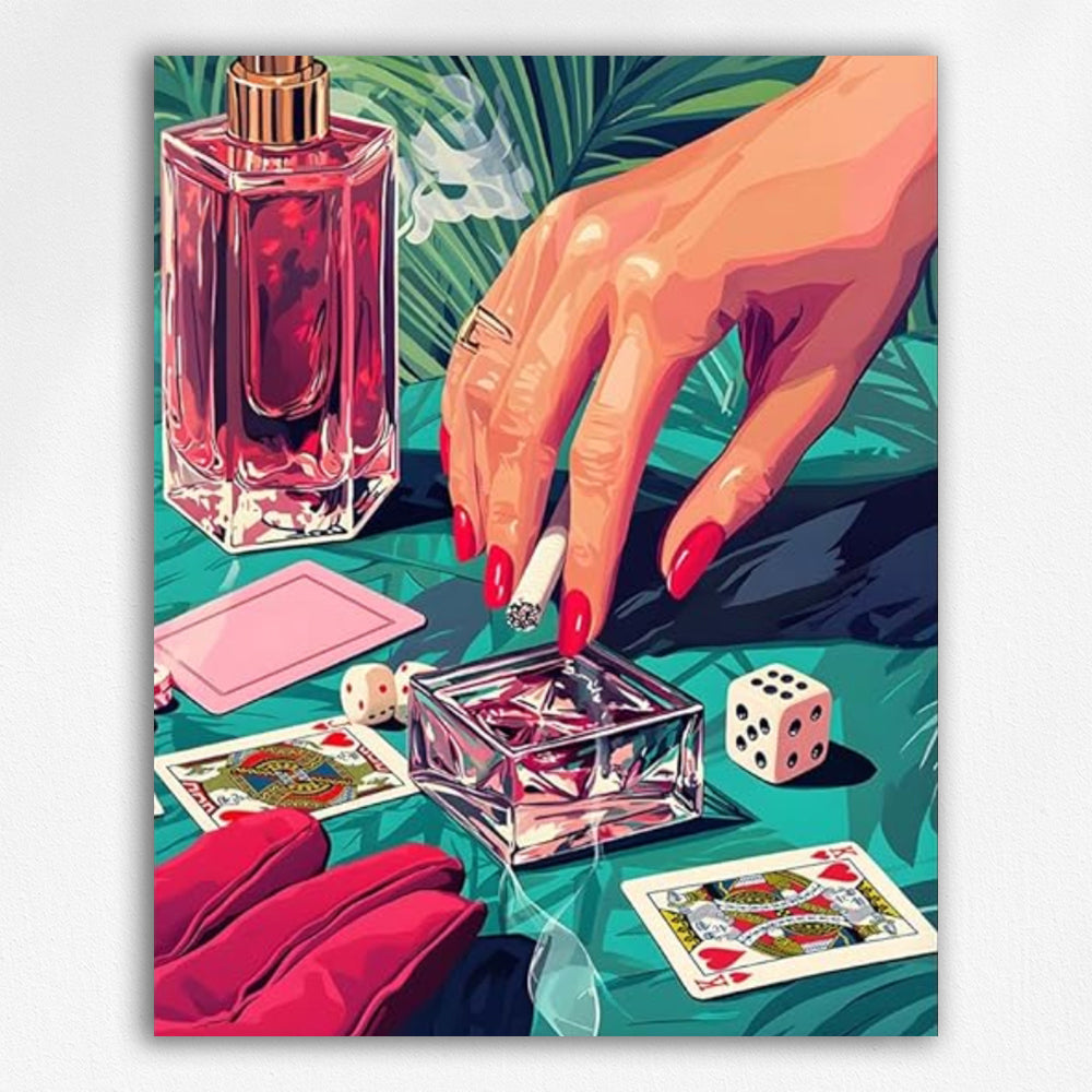 Pink Poker by Maikoo™Paint by Number 52