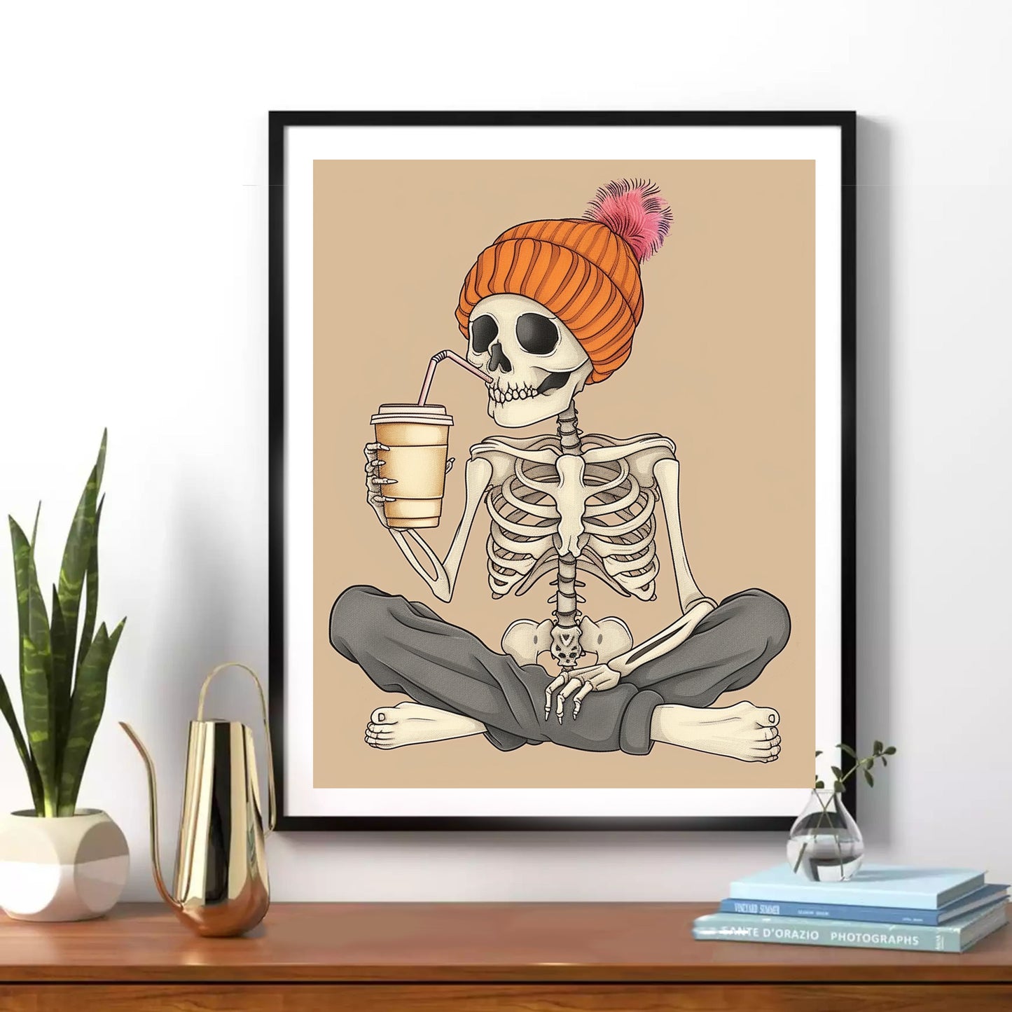 Skeleton's Coffee Paint by Numbers