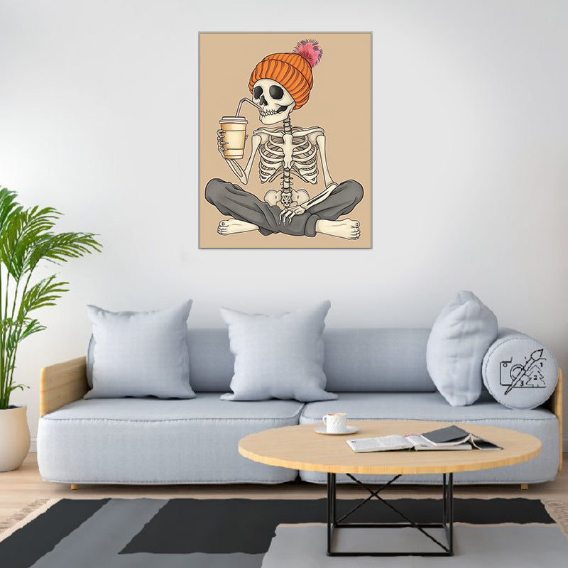 Skeleton's Coffee Paint by Numbers